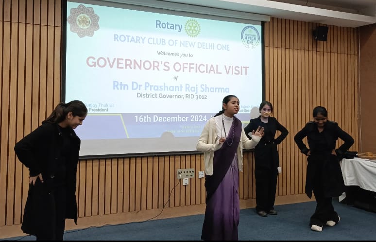 JPIS Interactors Showcase Their Annual Presentation During the Rotary Governors Official Visit – A Proud Moment
